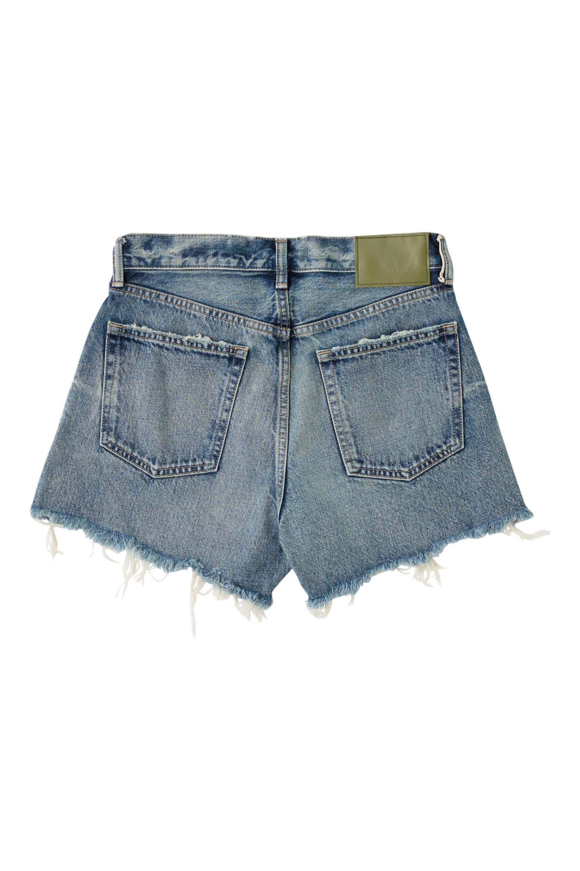 Moussy Denim Douglaston Shorts in Blue Layer-Friendly Fit