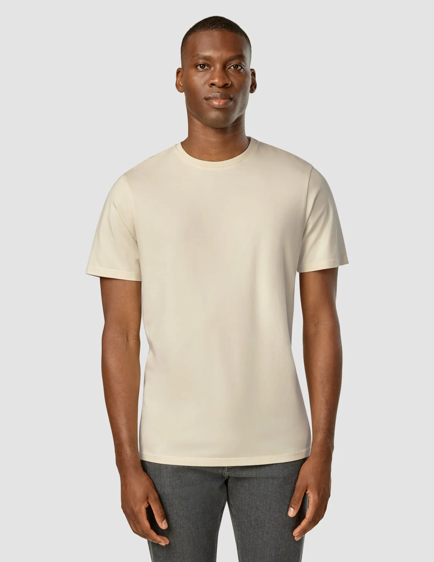 Wicking Interlock Knit Supima T-Shirt Dunes