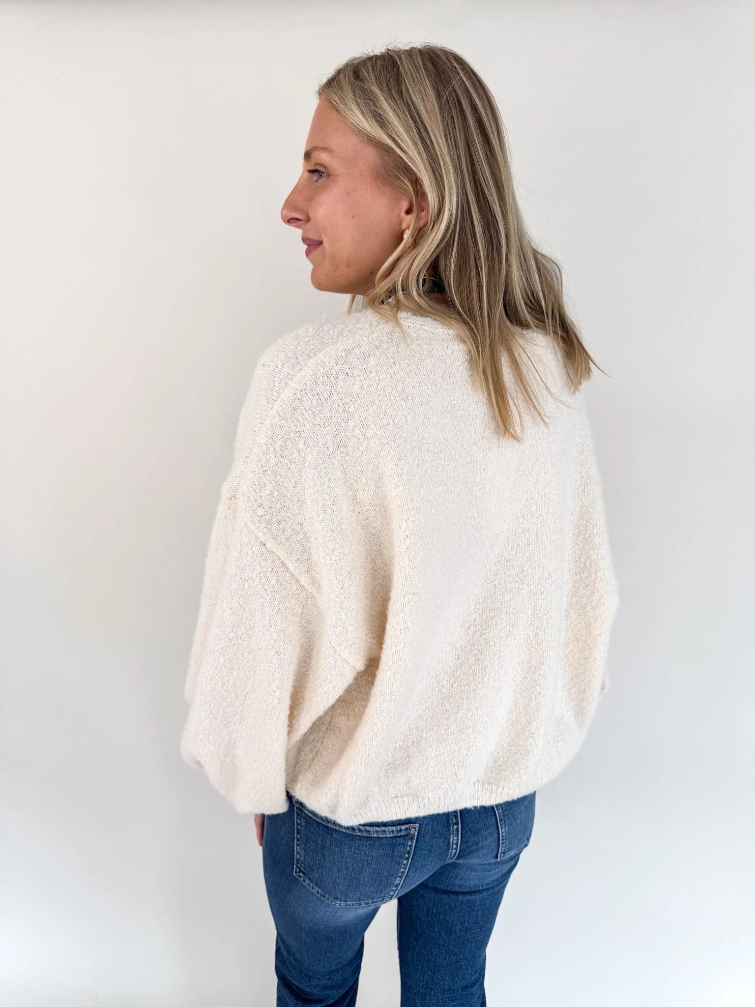 Simple Chic Marley Dolman Sleeve Sweater Cardigan