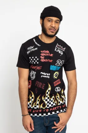 EasyCare Fabric Party Graphic T-Shirt