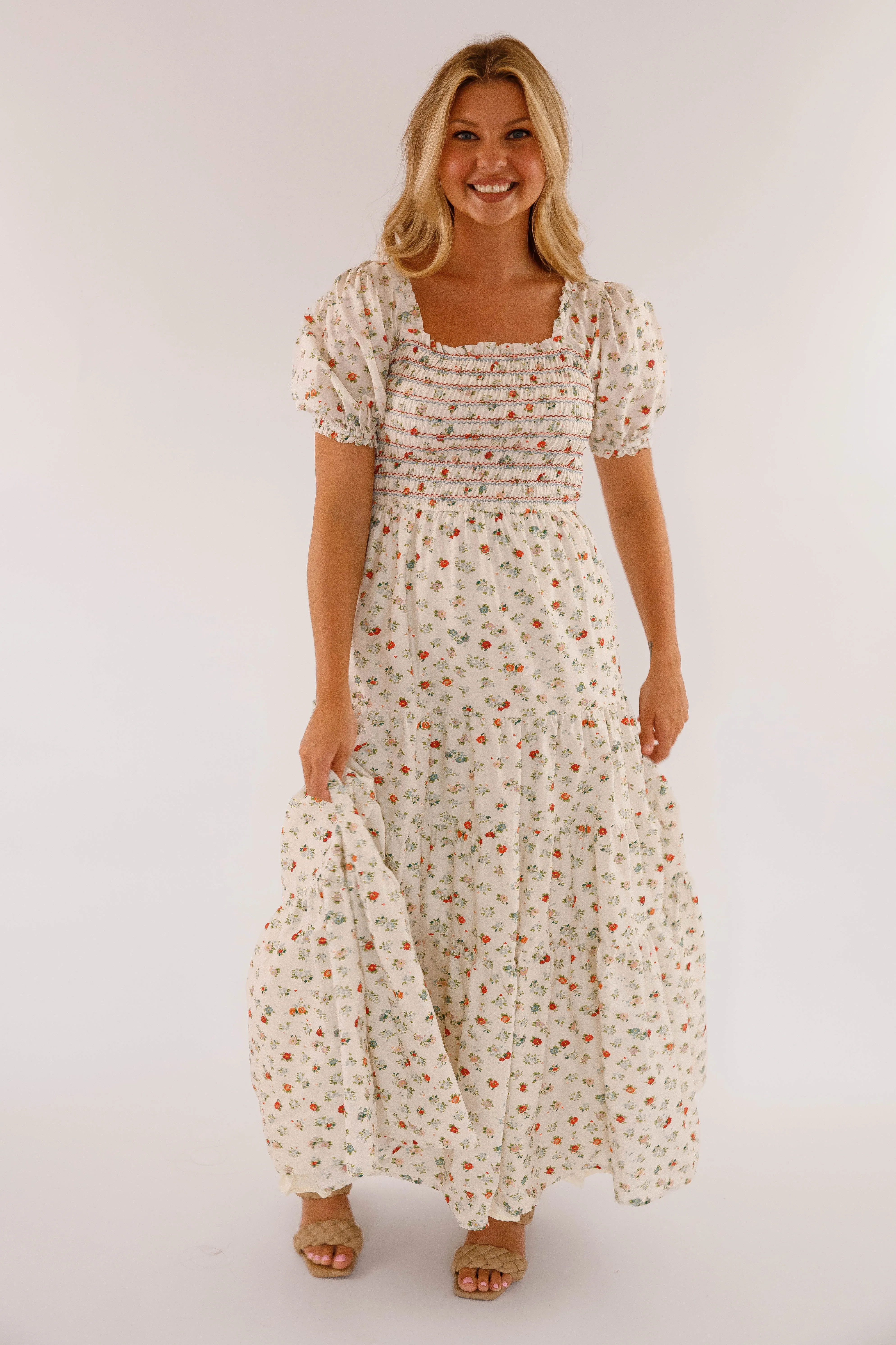 The Wildflower Field Maxi Dress Soft and Smooth