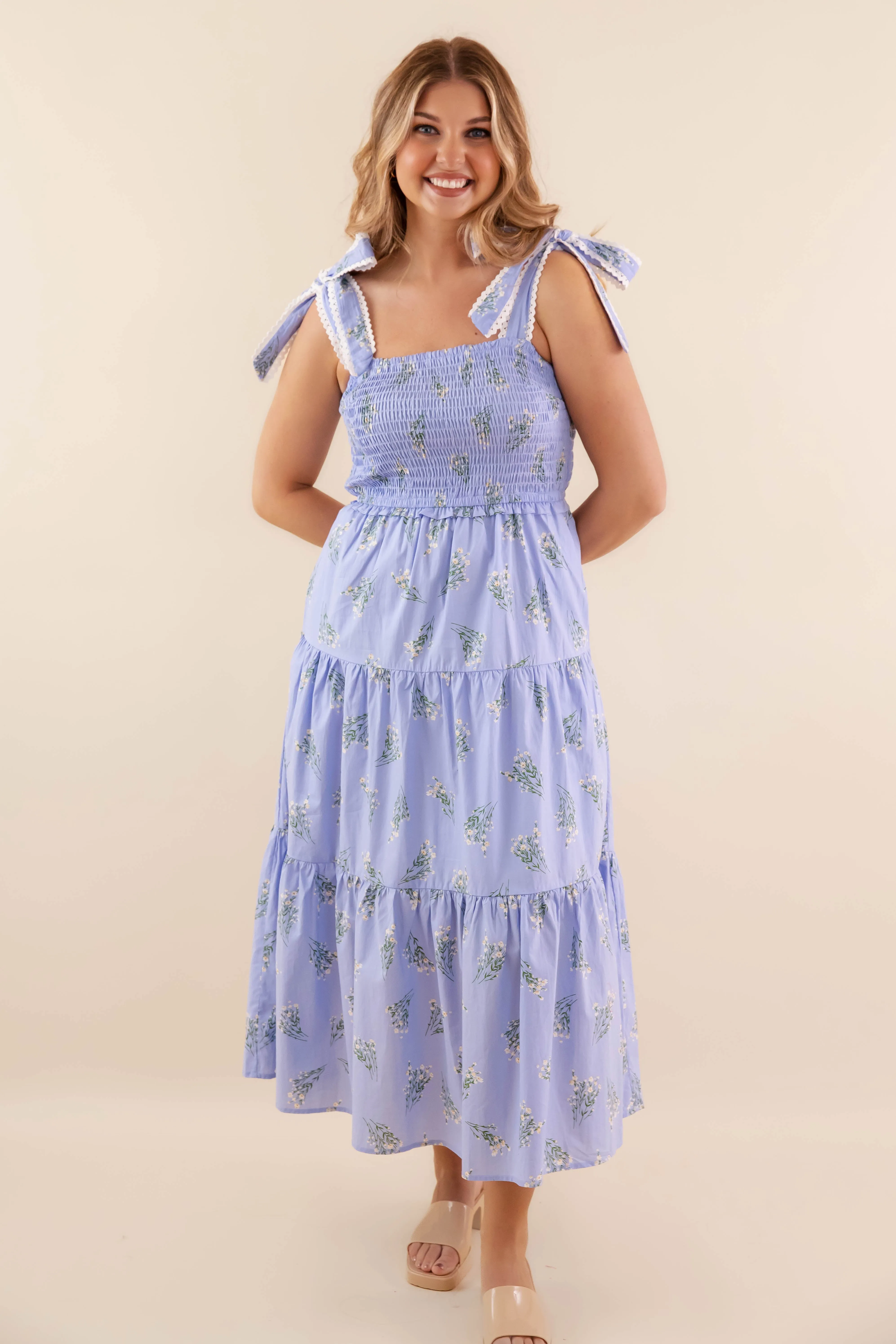 Style Blend Dear Friend of Mine Midi Dress