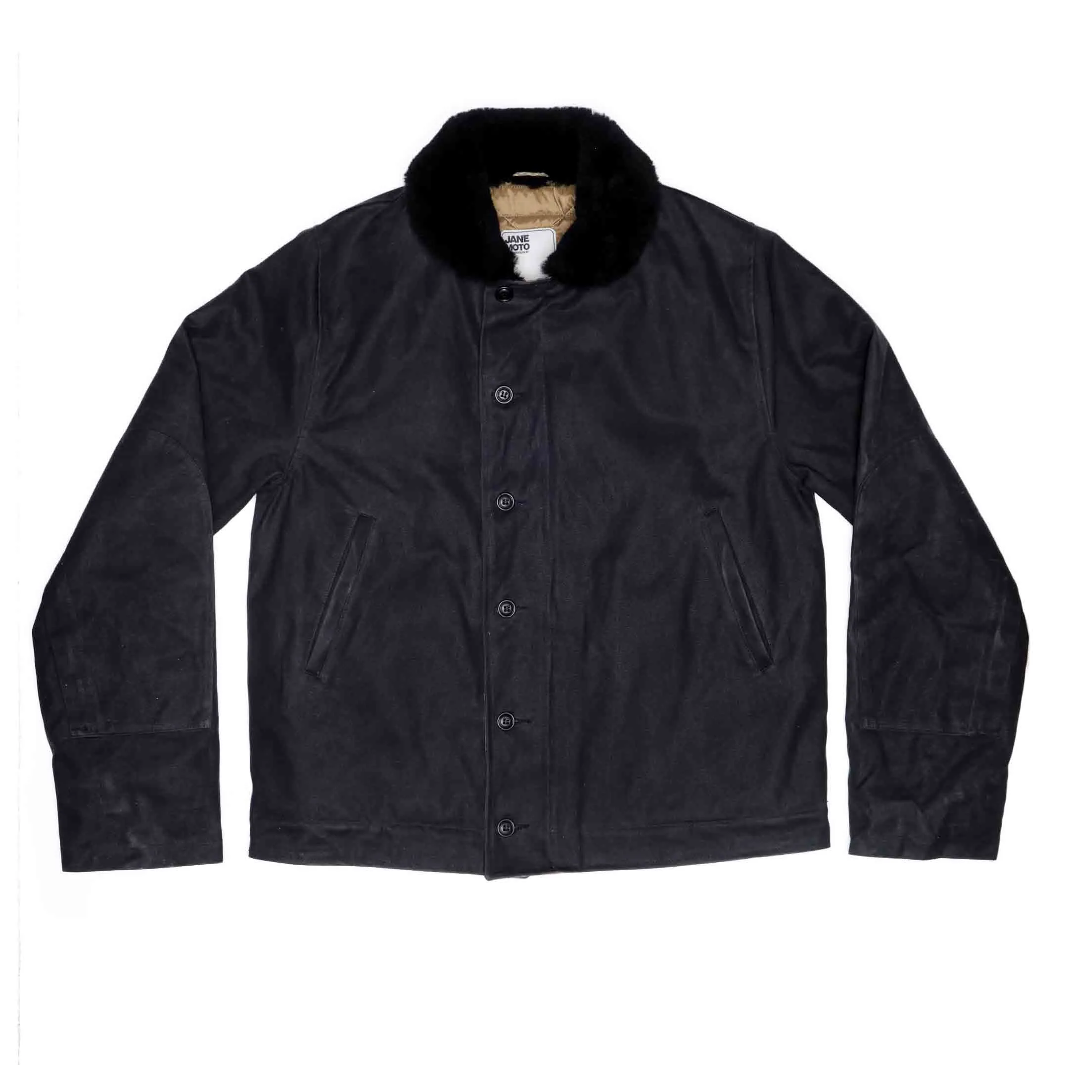 All Season Deck Jacket - Black Shearling