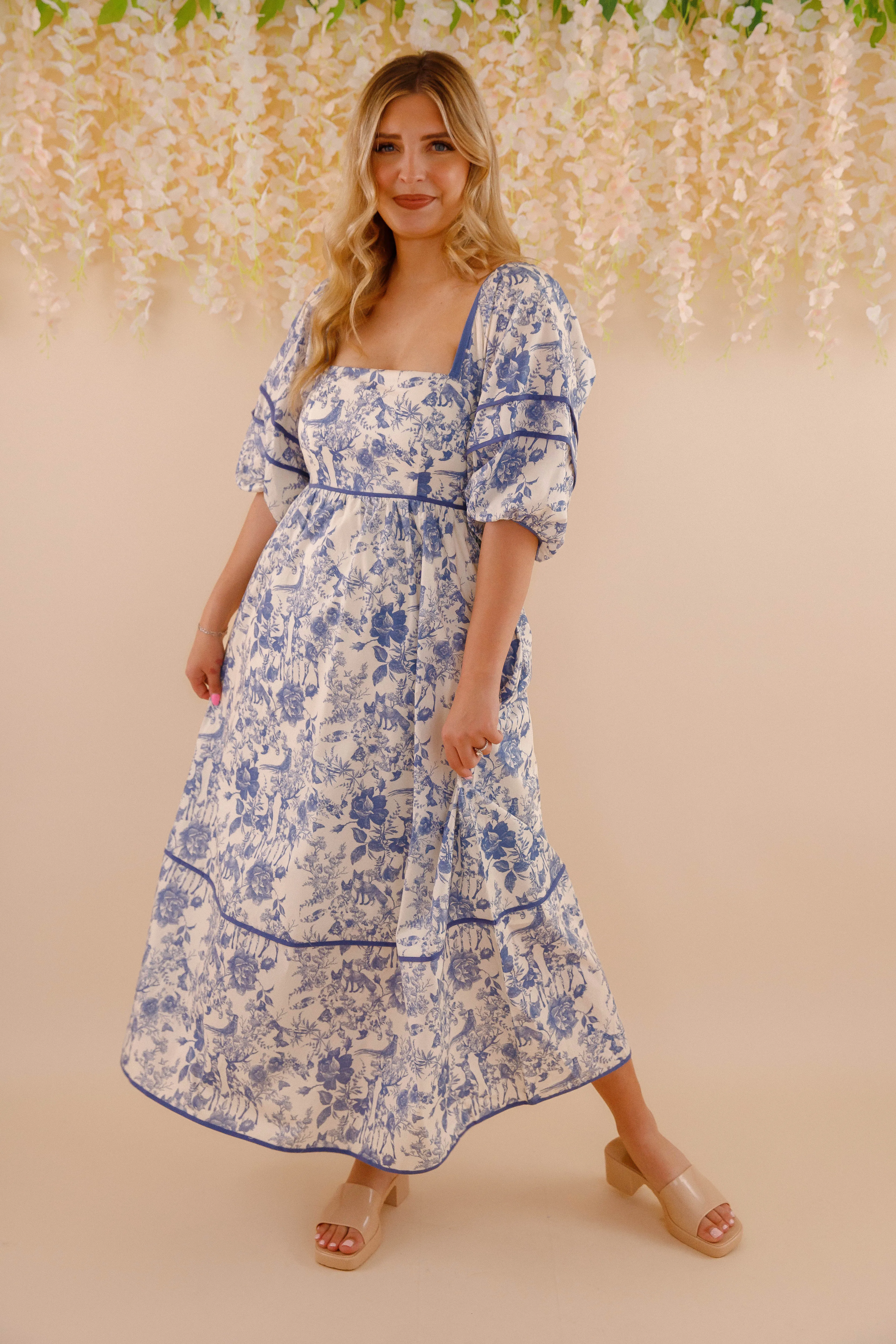 Follow Your Instincts Maxi Dress-Navy Quick Look Social Ease
