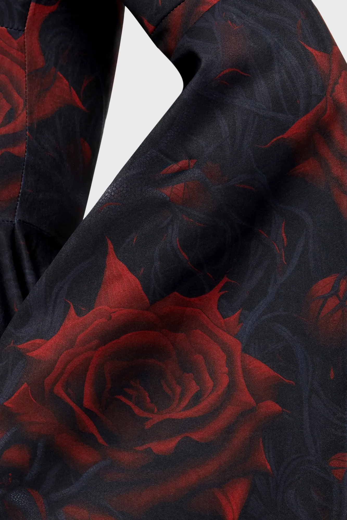 Blood Rose Mini Dress Semi Sheer Fashion-forward day dress