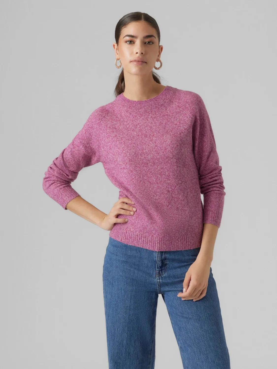 Doffy O-Neck Top DropShoulder HeatSealed Seams