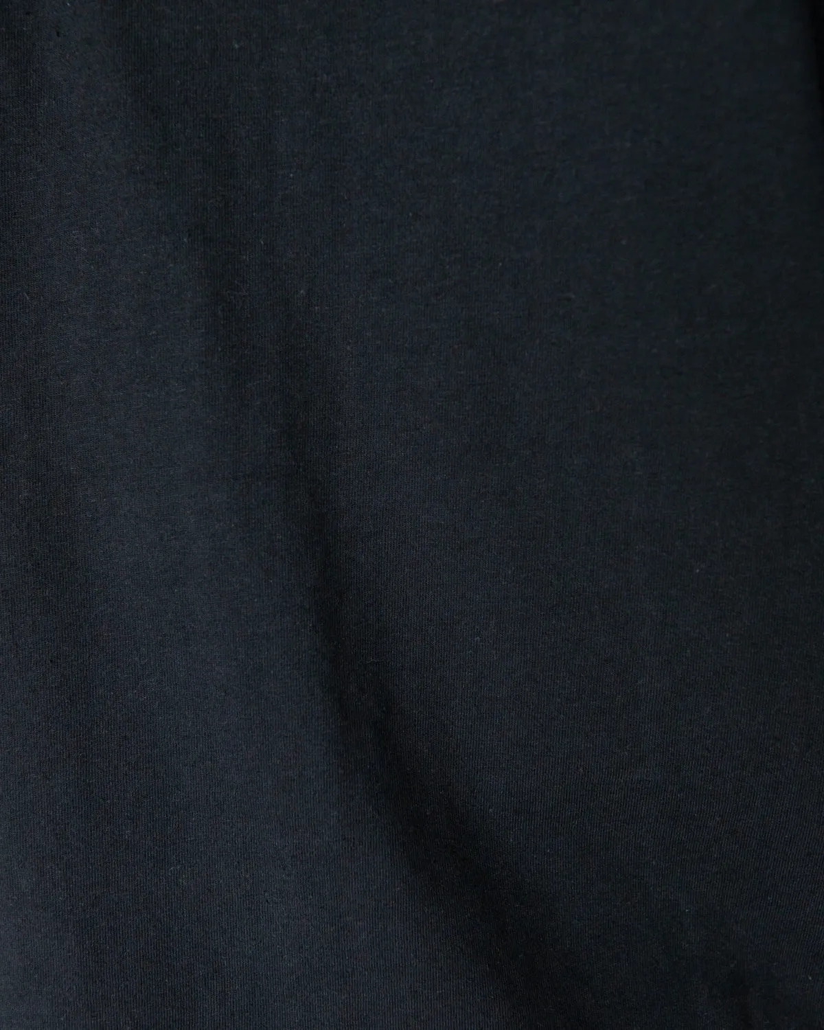 Oversized Silhouette Breathable mesh W'MENSWEAR BOWL TEE - BLACK