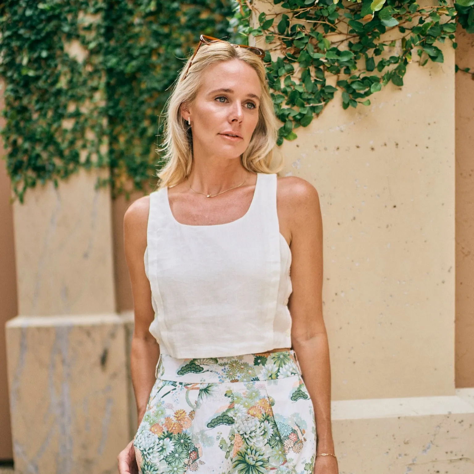 ErgonomicSleeves Flexible Shoulder Gusset MASON'S DAUGHTER | Sophia Top, Ivory