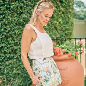 Hidden Pocket Design Multipurpose Design MASON'S DAUGHTER | Sophia Top, Ivory