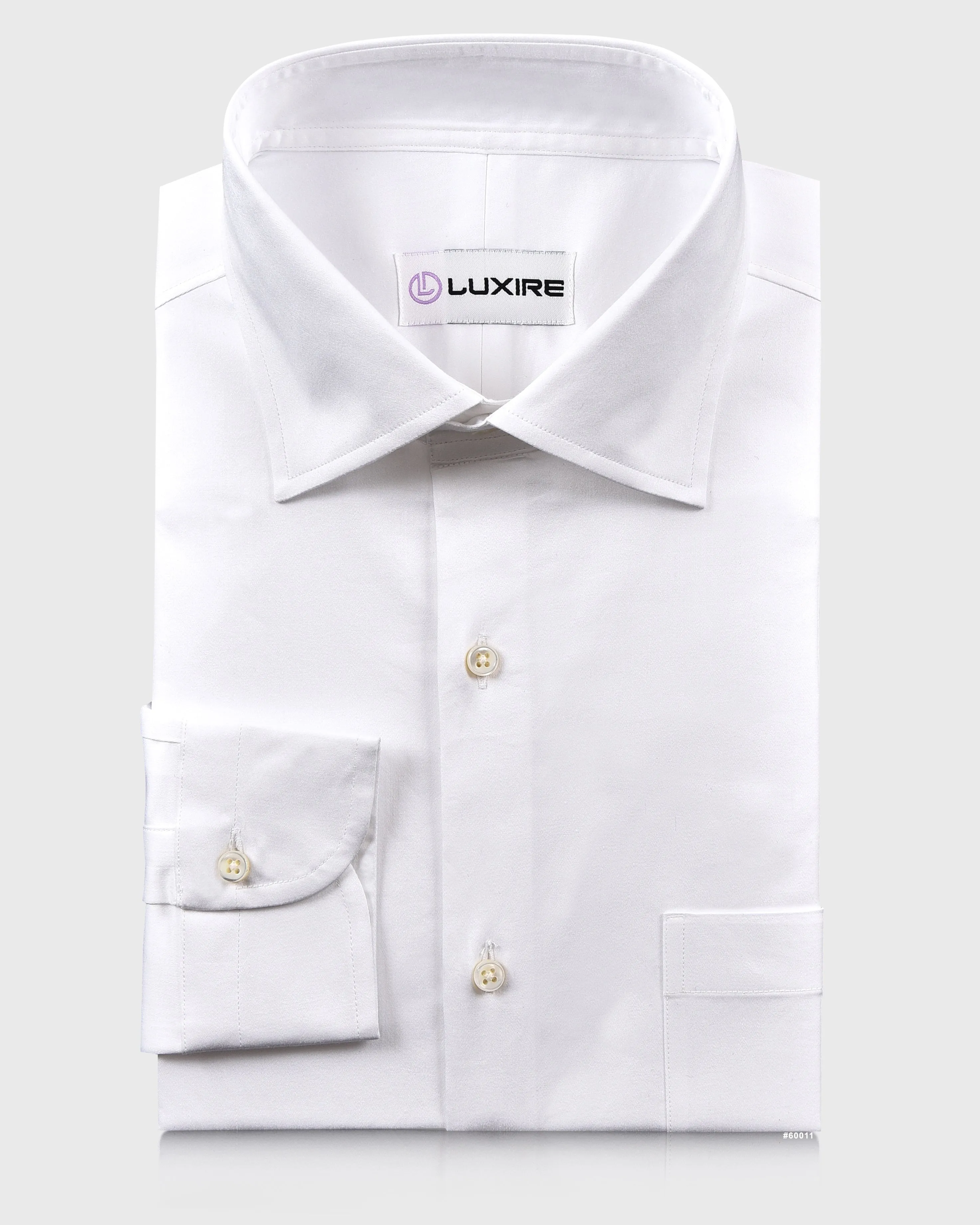 Non Iron Simple Elegance White Stretch Dress Shirt