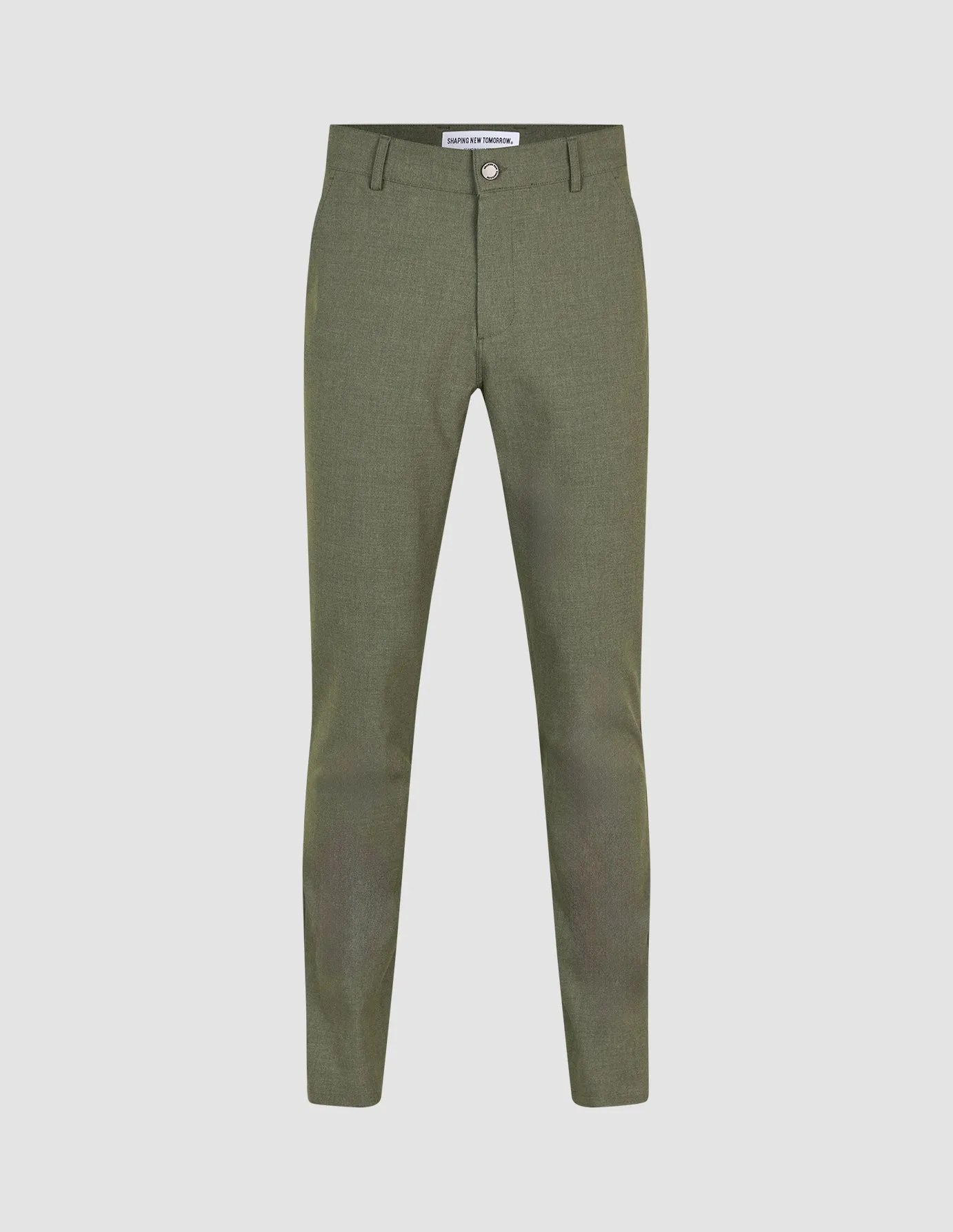 Essential Pants Slim Nightfall Green Melange AbrasionResistant Durable Material