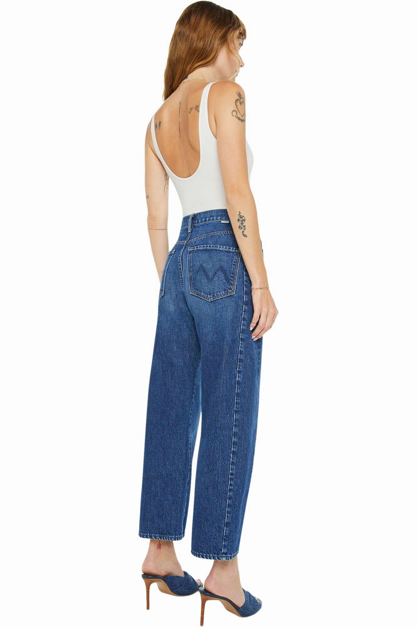 Mother Denim Half Pipe Ankle Jeans in Did You Bring Me Anything? Chic Essentials