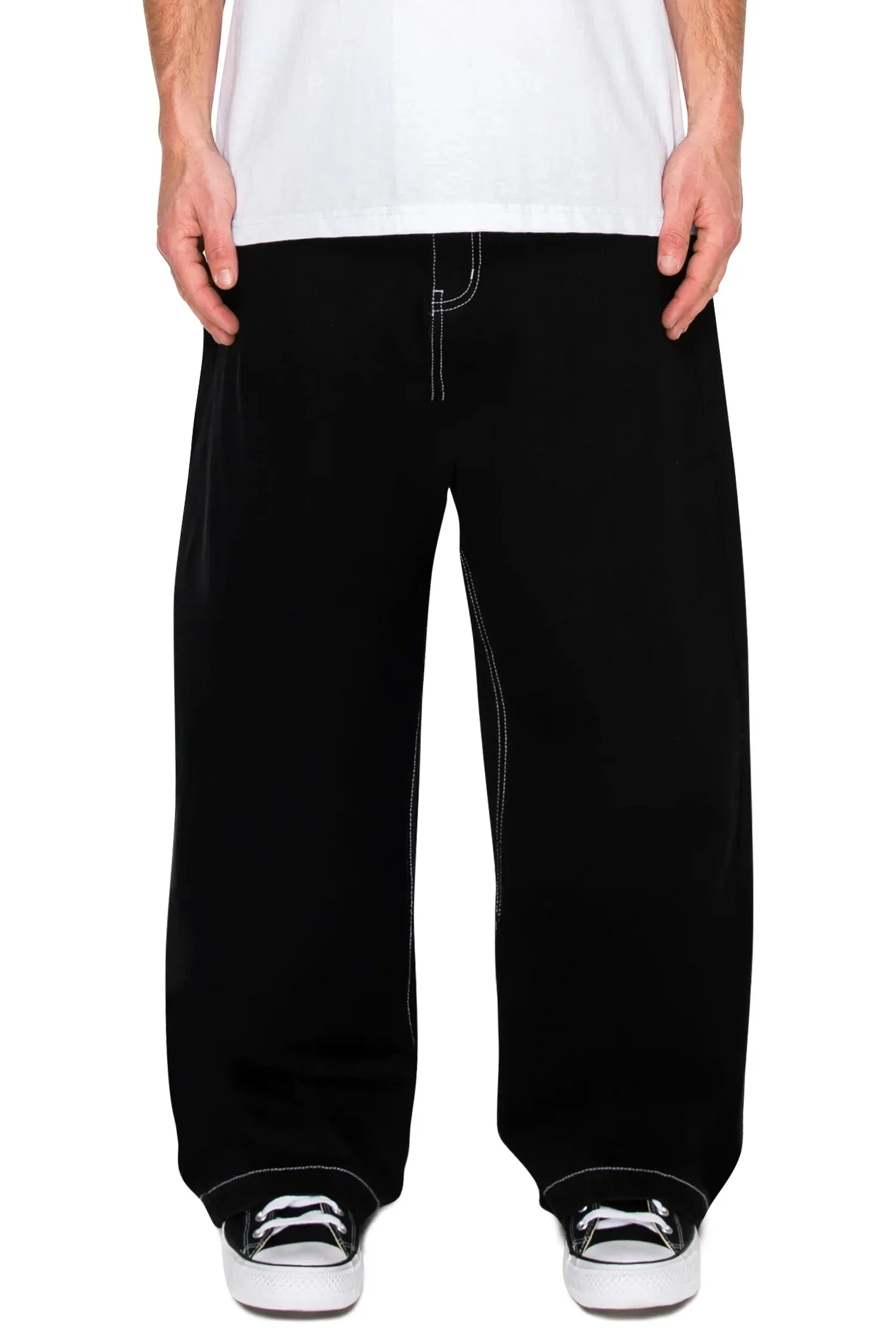 Men's Ultra Baggy Y2K Wide-Leg Denim Jeans NonSlipGrip Comfortable Layers