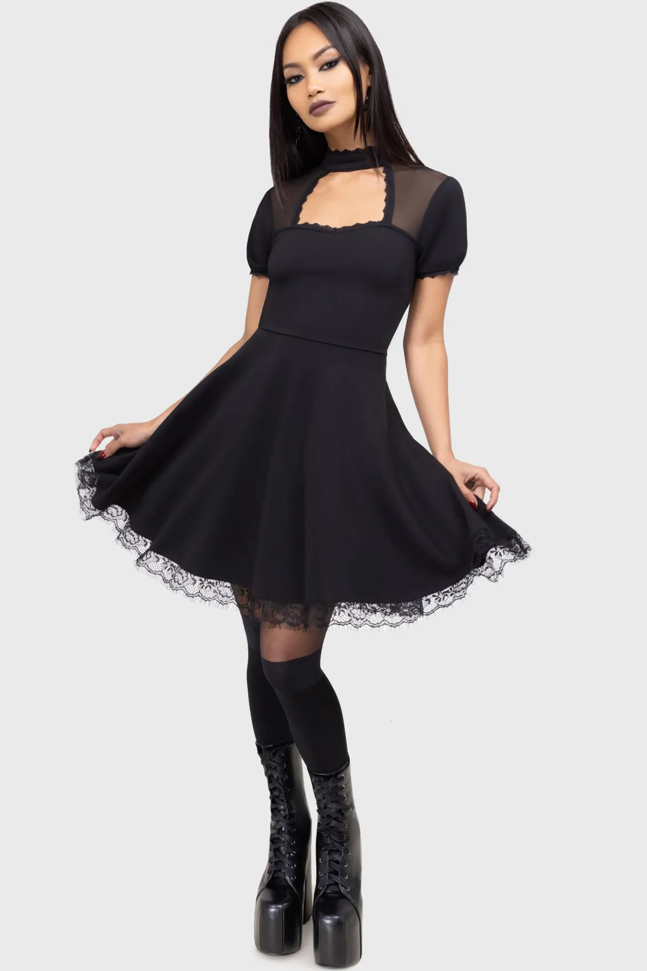 Draculana Skater Dress [B] Smart Edge Stylish Choice