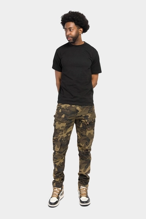 Relaxed Cut Essential Wear Dual Pocket Cargo Pants