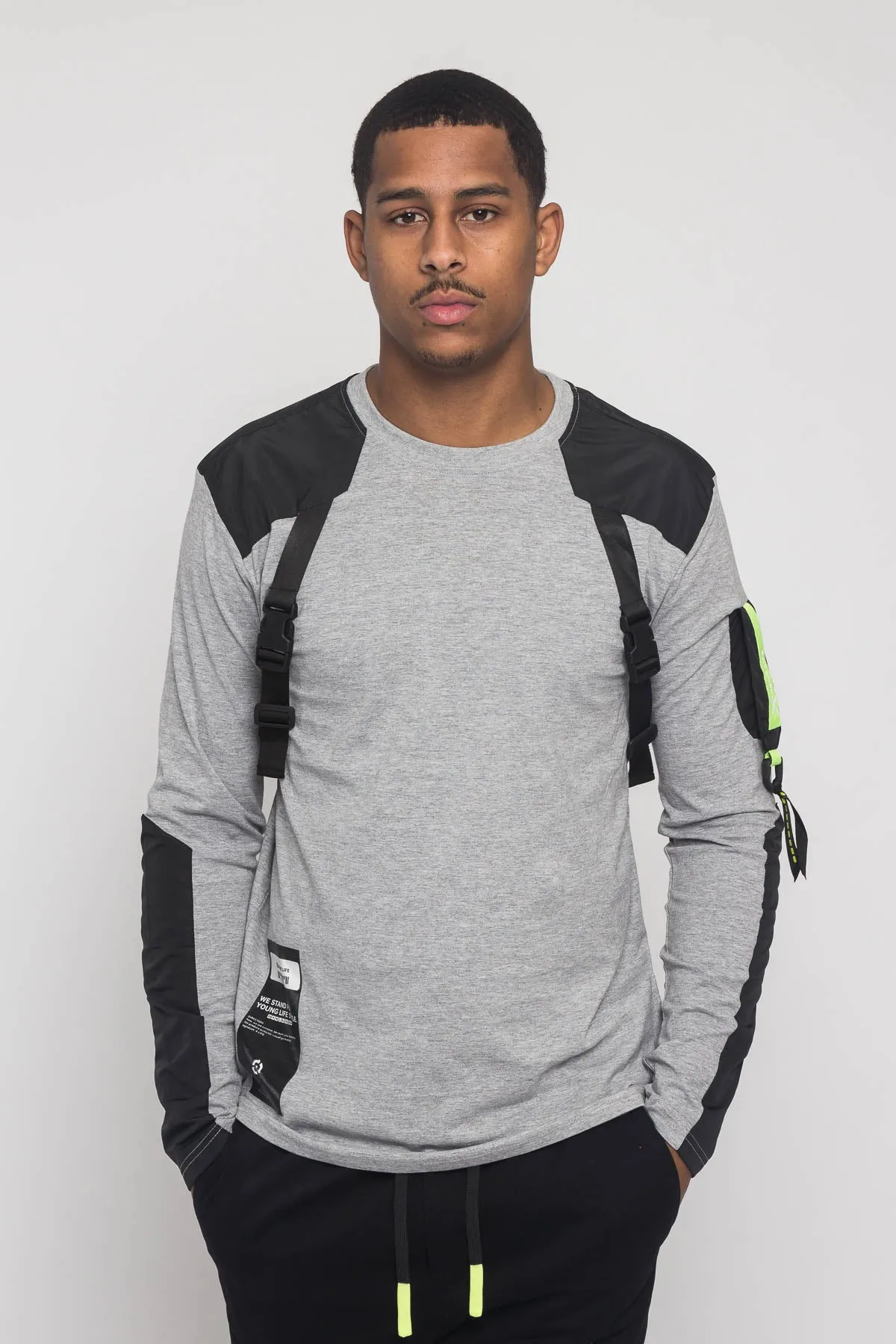 Army Buckle Long Sleeve T-Shirt NonToxic Certification Hypoallergenic Textile