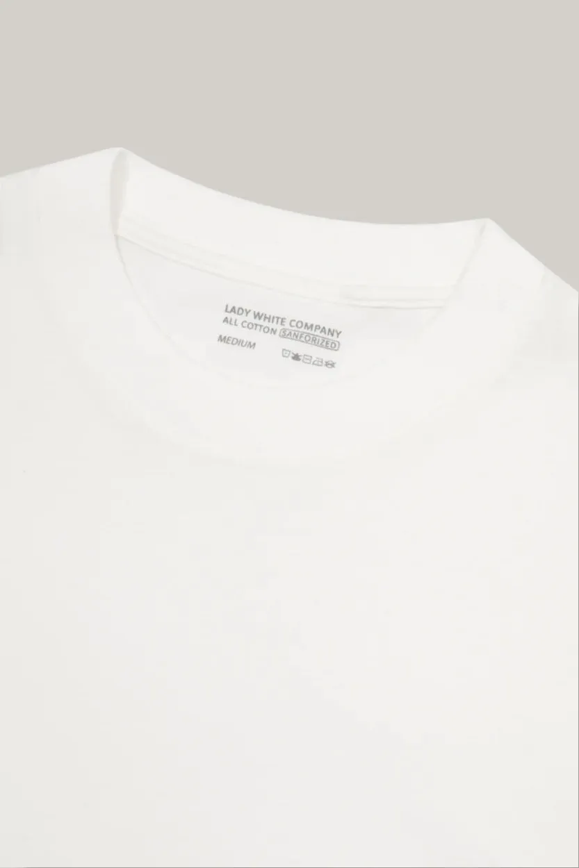Bold and Comfortable Light Comfort Style LADY WHITE CO. ATHENS T-SHIRT - WHITE