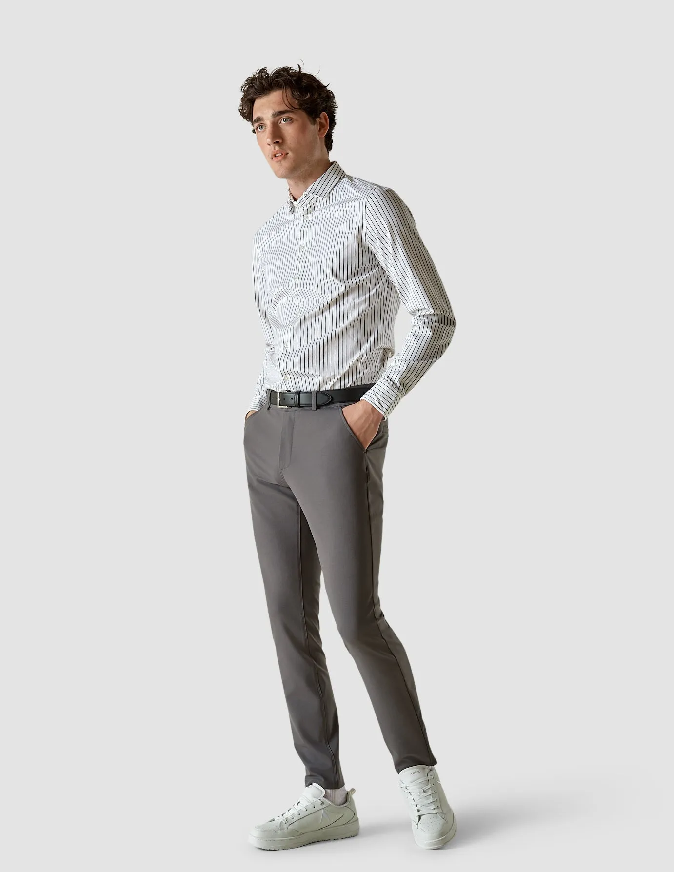 Ultra Soft Essential Pants Slim Grey