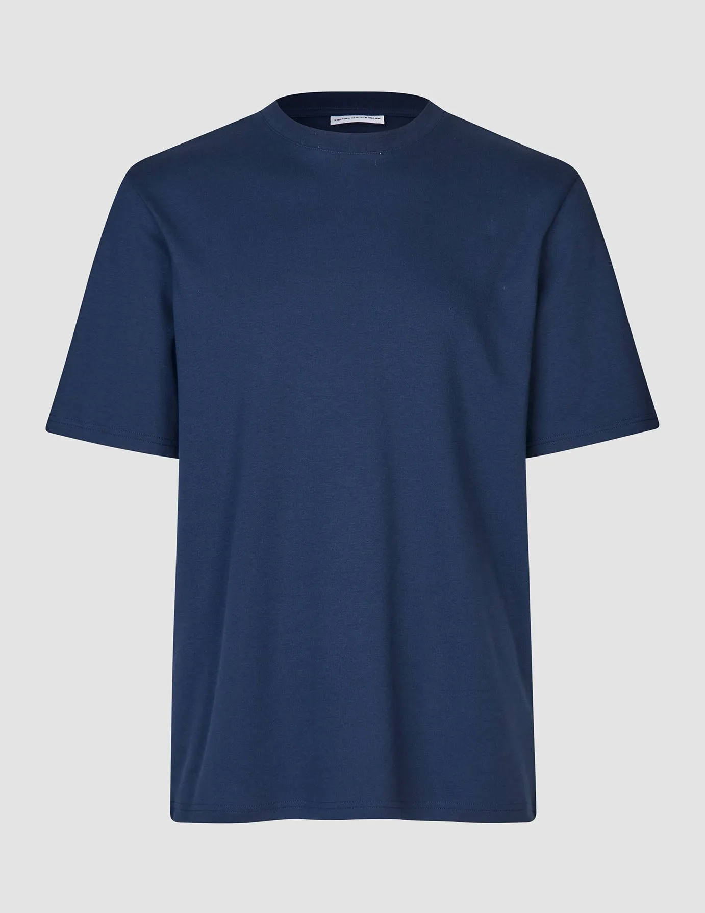 Heavy Box Fit T-shirt Navy Performance Fit