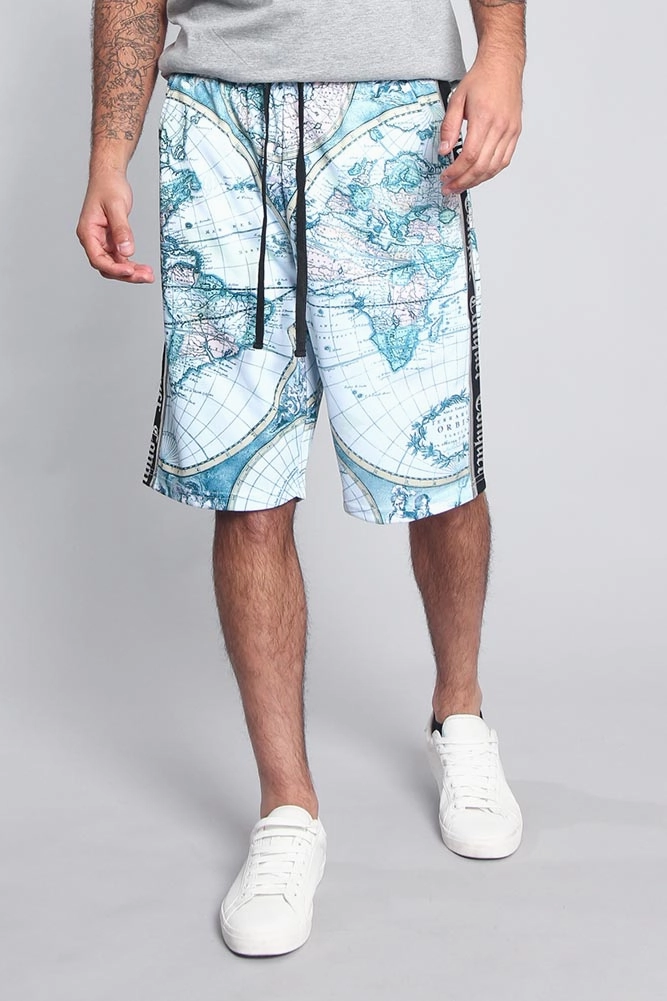 ReflectiveTrim Chilly Day Comfort World Conquer Track Shorts