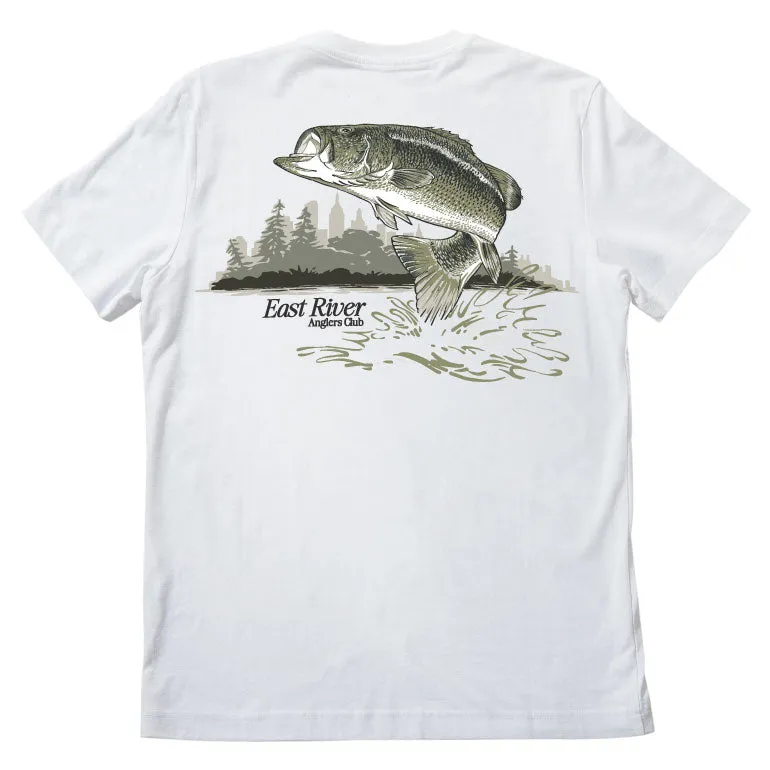 Comfy Casual Versatile Comfort Wear EAST RIVER ANGLERS SHORT SLEEVE - WHITE