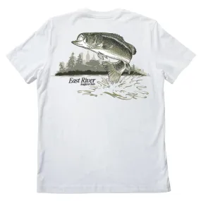 Universal Silhouette OekoTexCertified EAST RIVER ANGLERS SHORT SLEEVE - WHITE