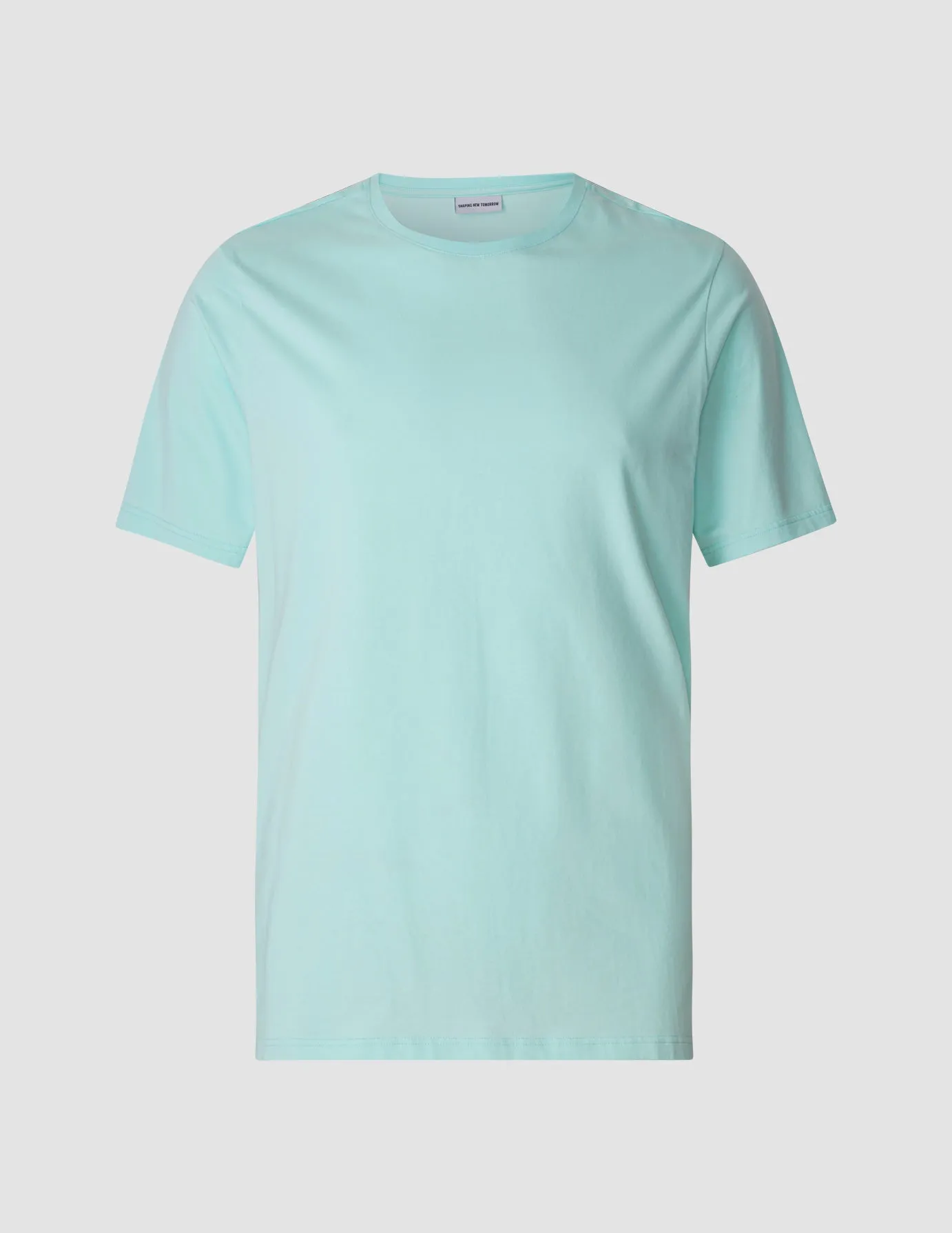 Supima T-shirt Aqua Layered Collar Structure Top Rated