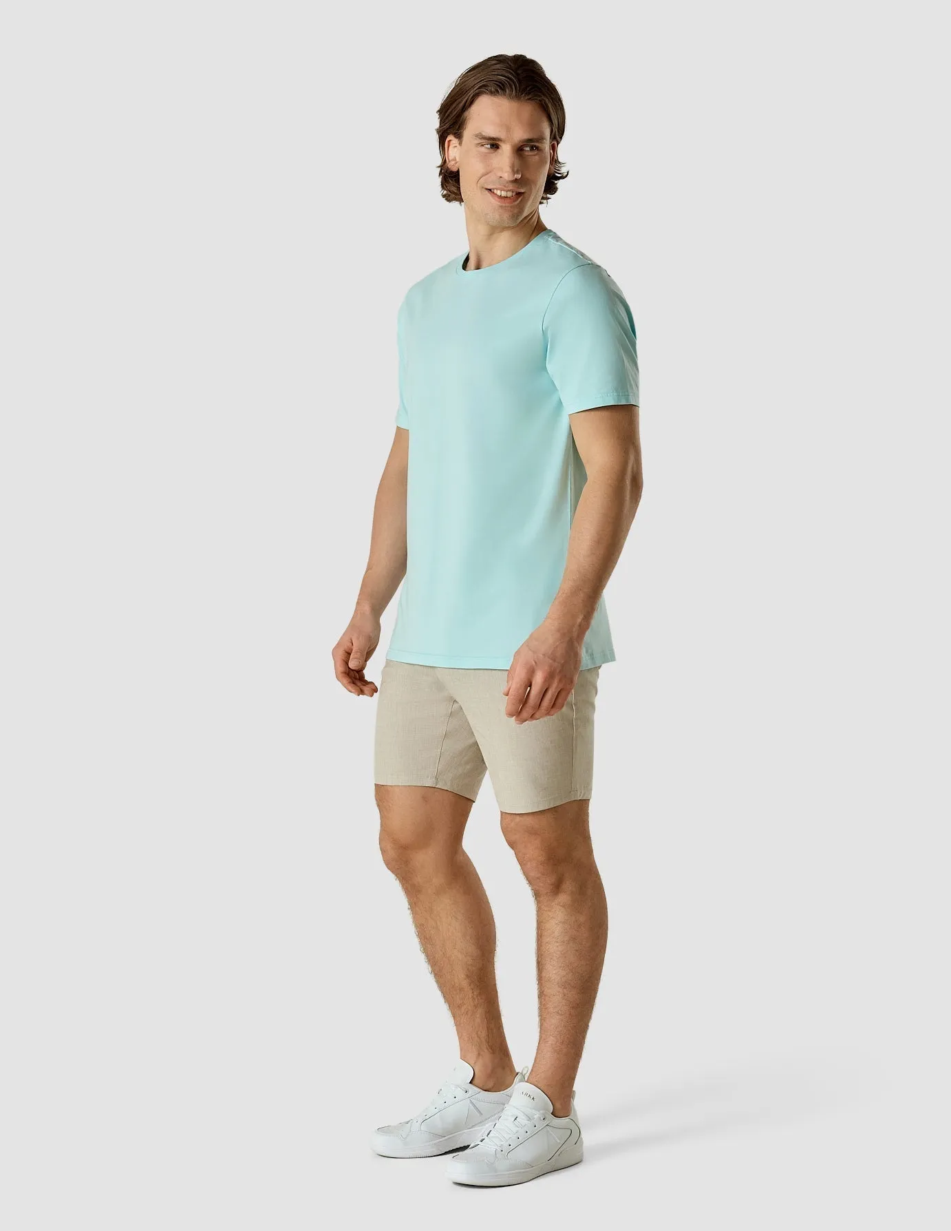Active Layering Supima T-shirt Aqua