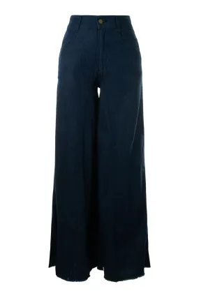 A Shirt Thing Dolly Denim Pant in Indigo Ventilated Mesh Lining