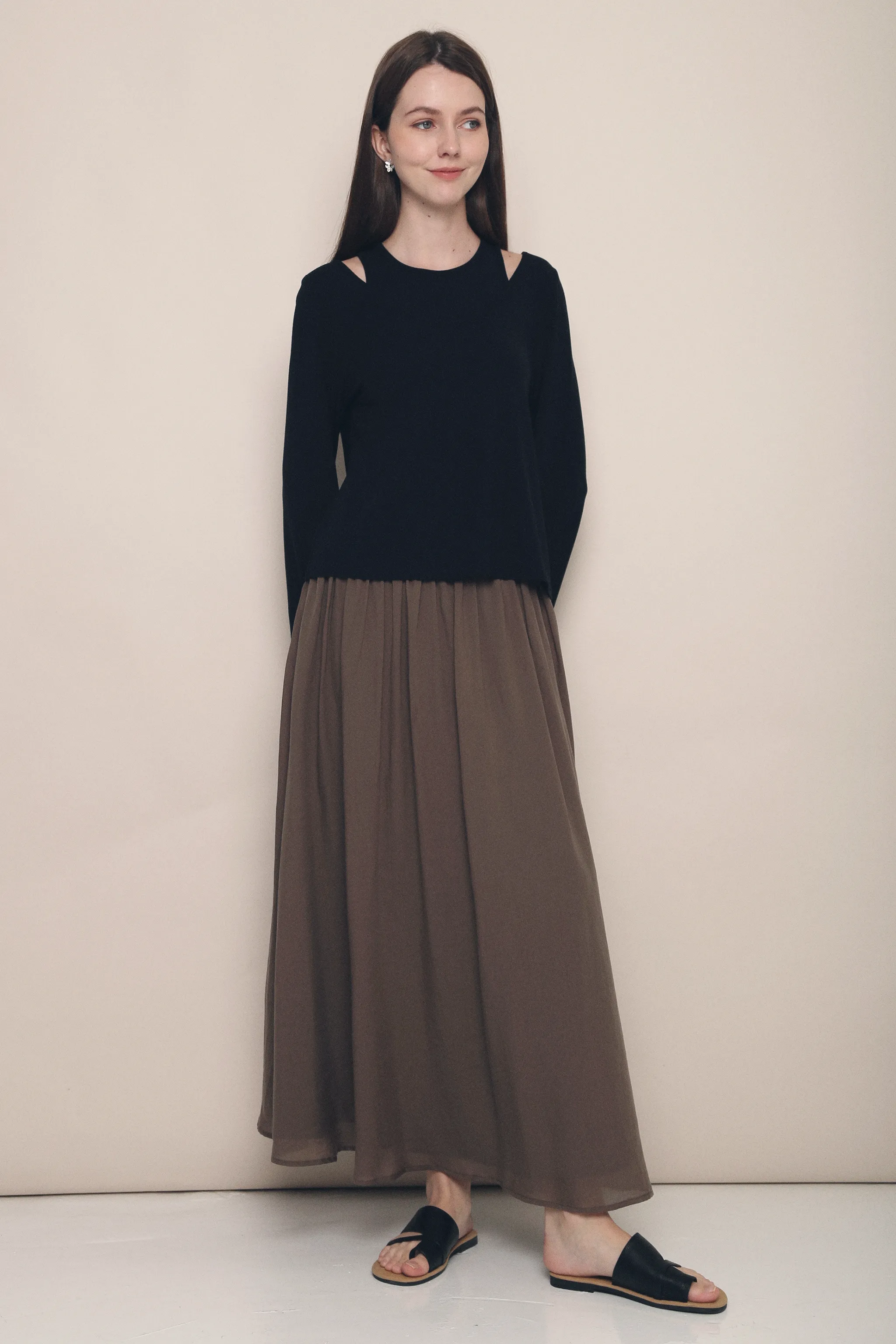 FlexFit Technology LoopwheelFabric Bora 2-Piece Everyday Top Black