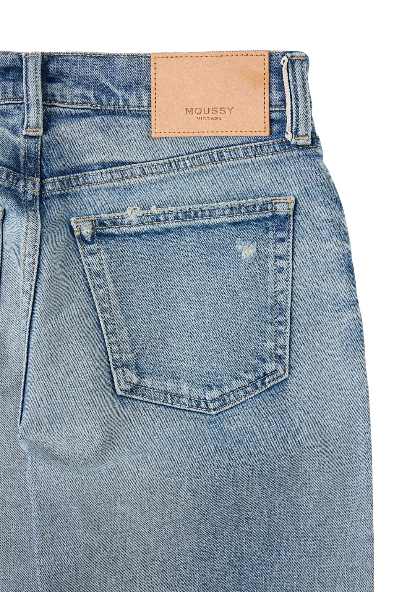 Moussy Denim Selbyville Slim in Light Blue Active Friendly