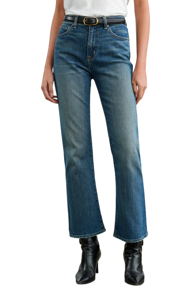 Contemporary Waist Nili Lotan Boot Cut Jean in Classic Wash