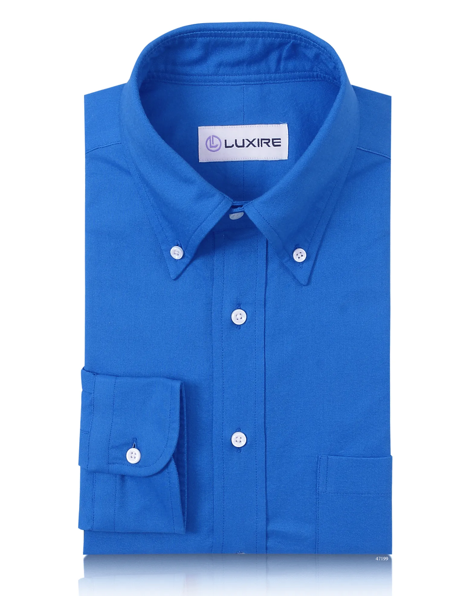 Royal Blue Pinpoint Oxford Shirt Beach Attire