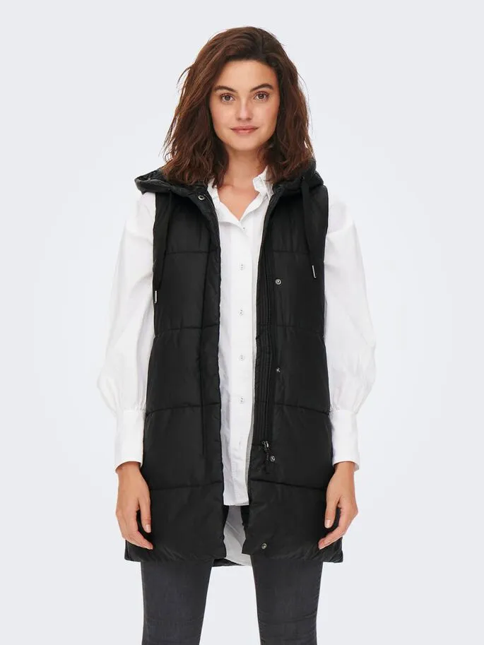 Notch Lapel ErgonomicSleeveCut Newasta Puffer Waistcoat
