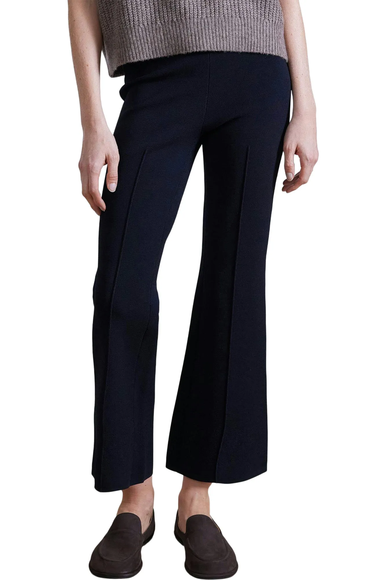 Apiece Apart Rene Pull On Pant in Black Sporty Layers