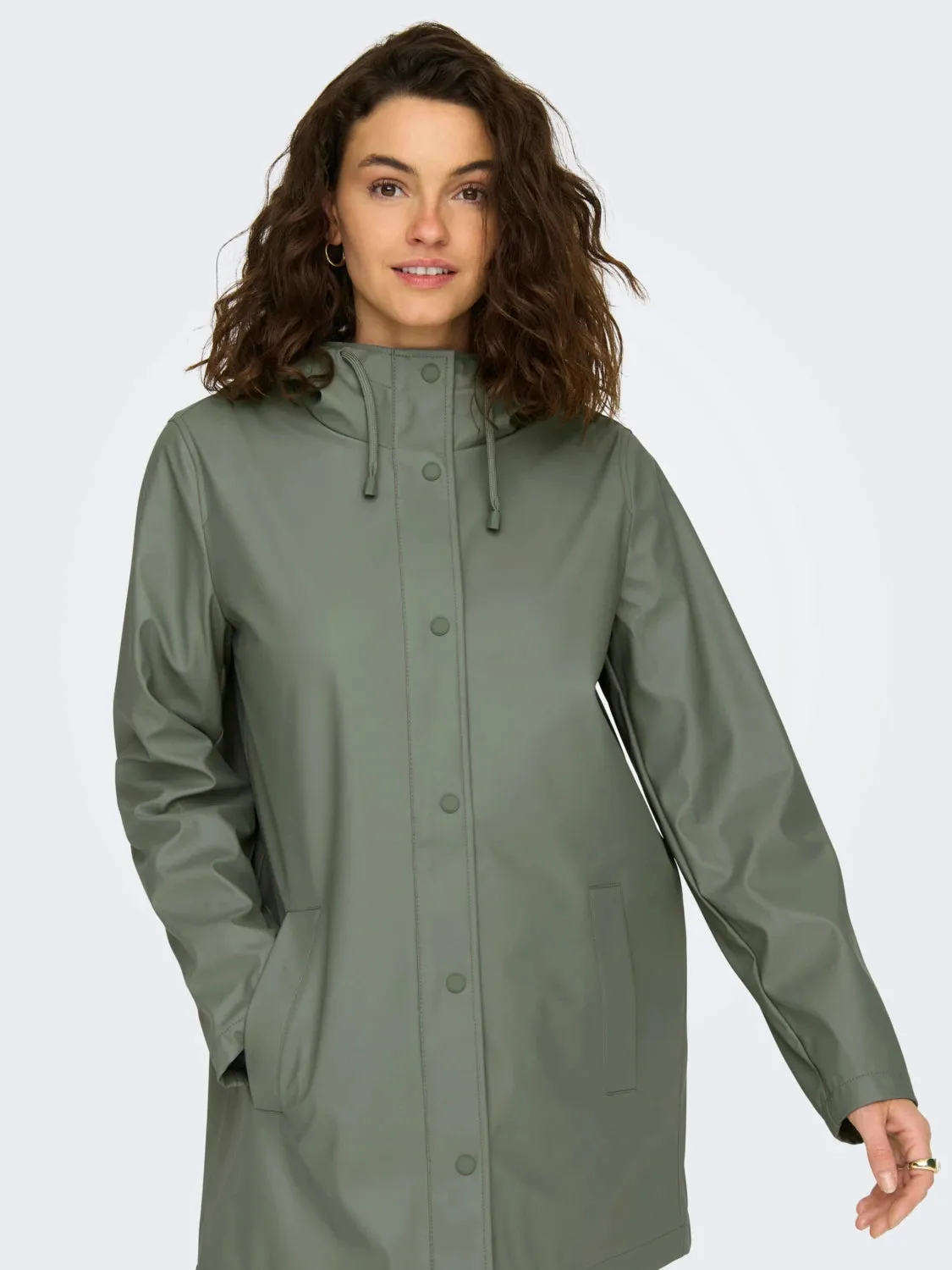 Ellen Raincoat - Agave Green QuickDryFinish