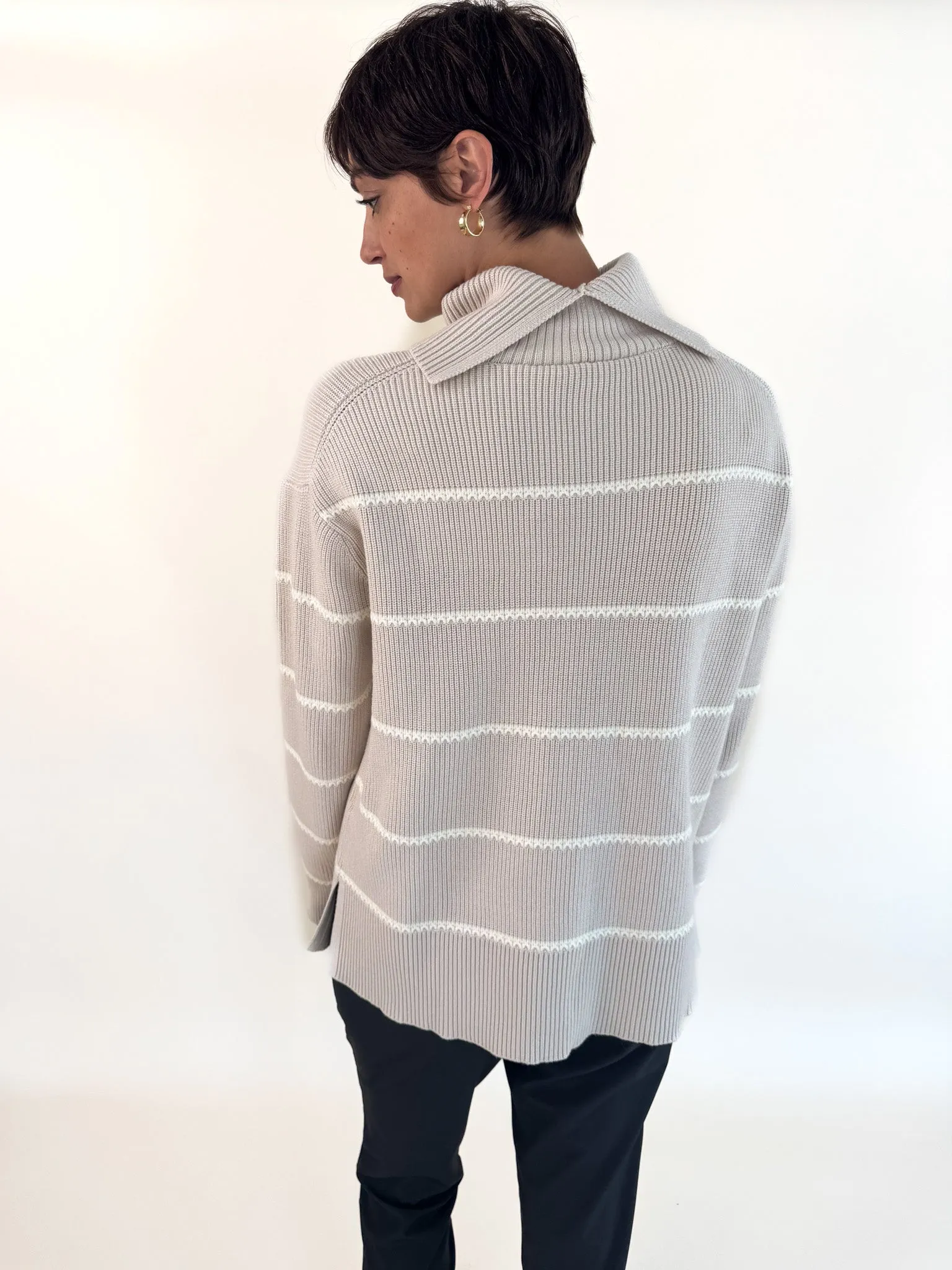 Hamish Stitch Knit Sweater Warm And Comfortable