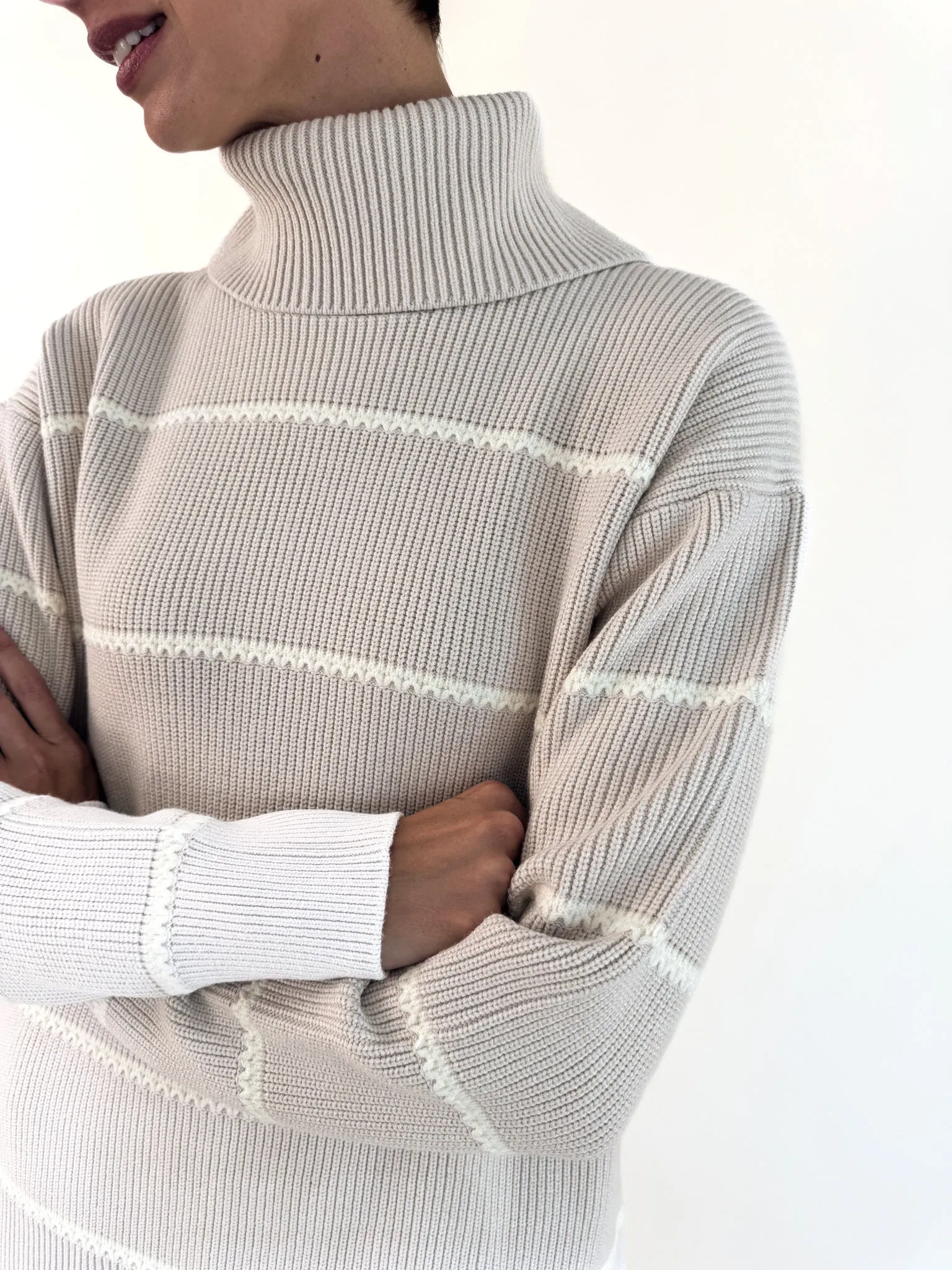 Hamish Stitch Knit Sweater Breathable Design Wear Comfy Movement