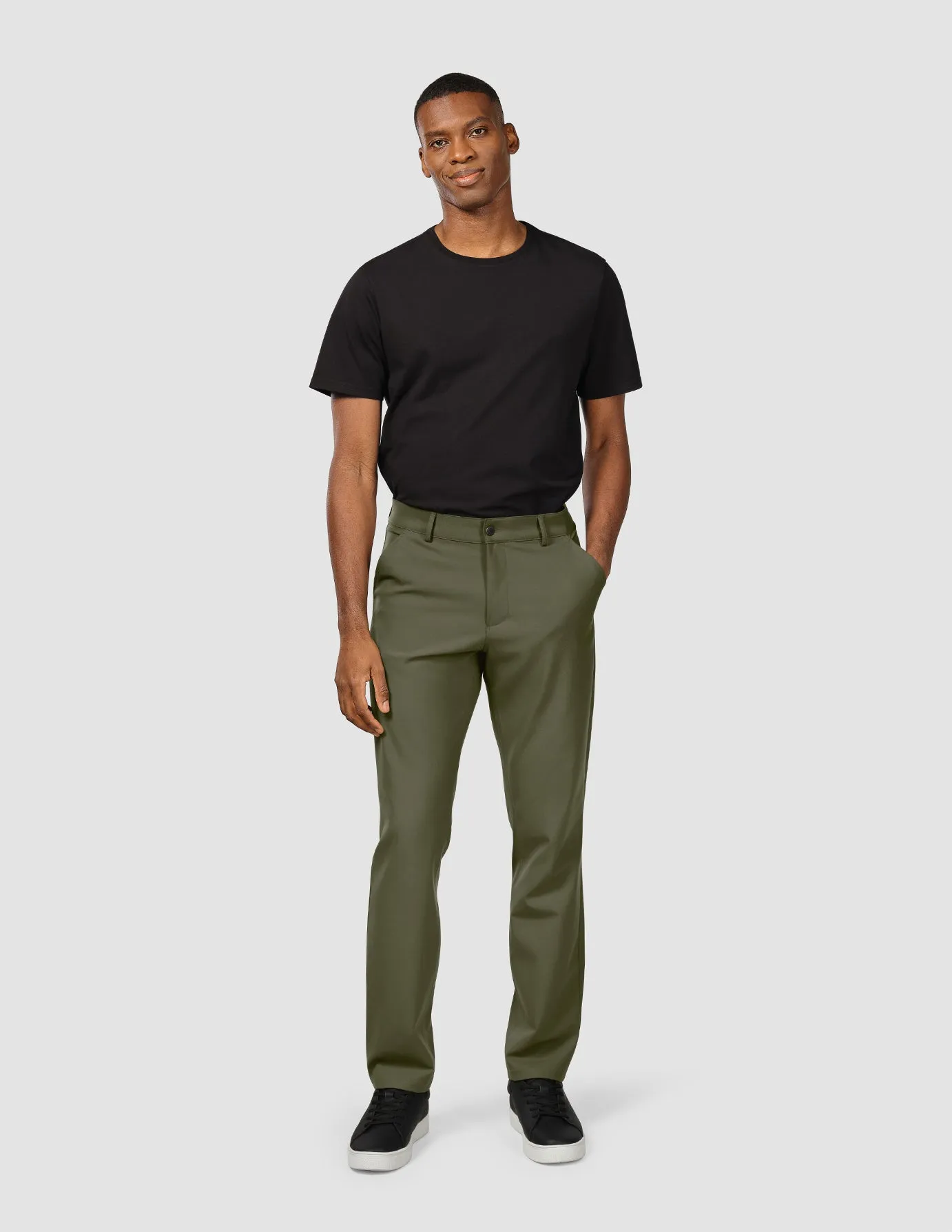 Essential Pants Regular Clover Green Quick Drying