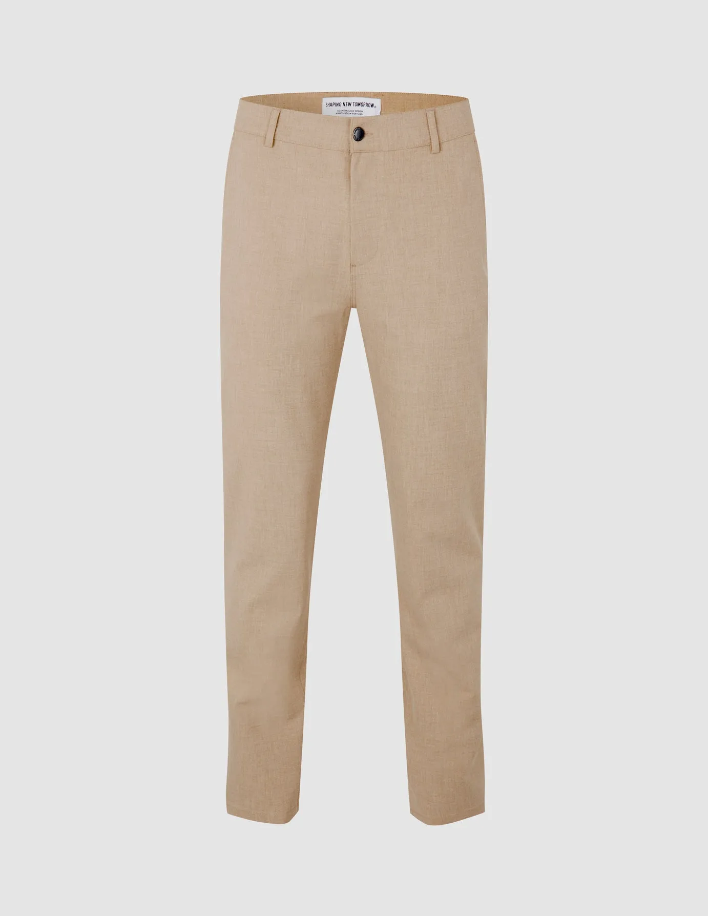 Wool blend Cold Weather Wear Essential Pants Regular Sand Grain