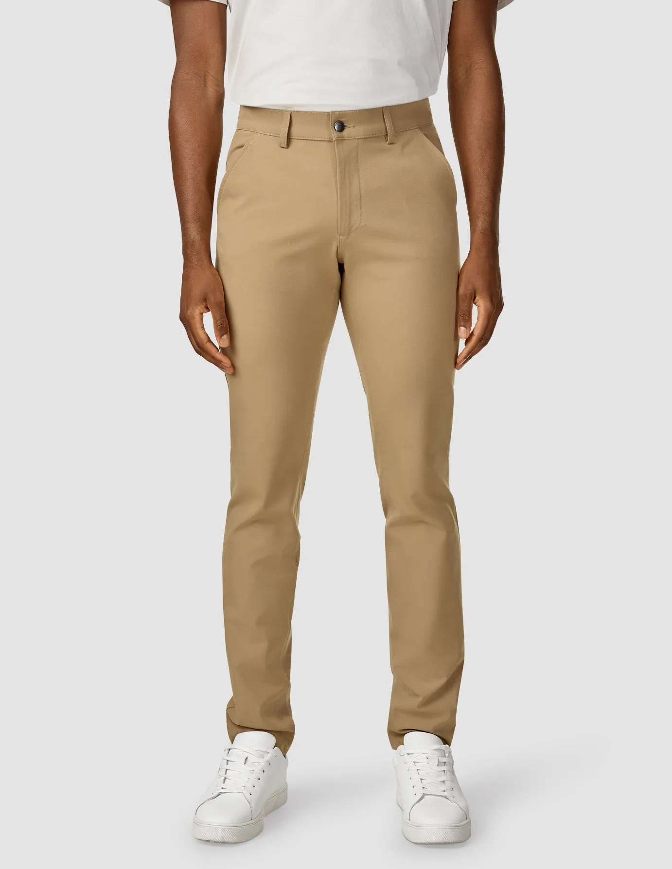 Essential Pants Slim Khaki ElasticCuffs