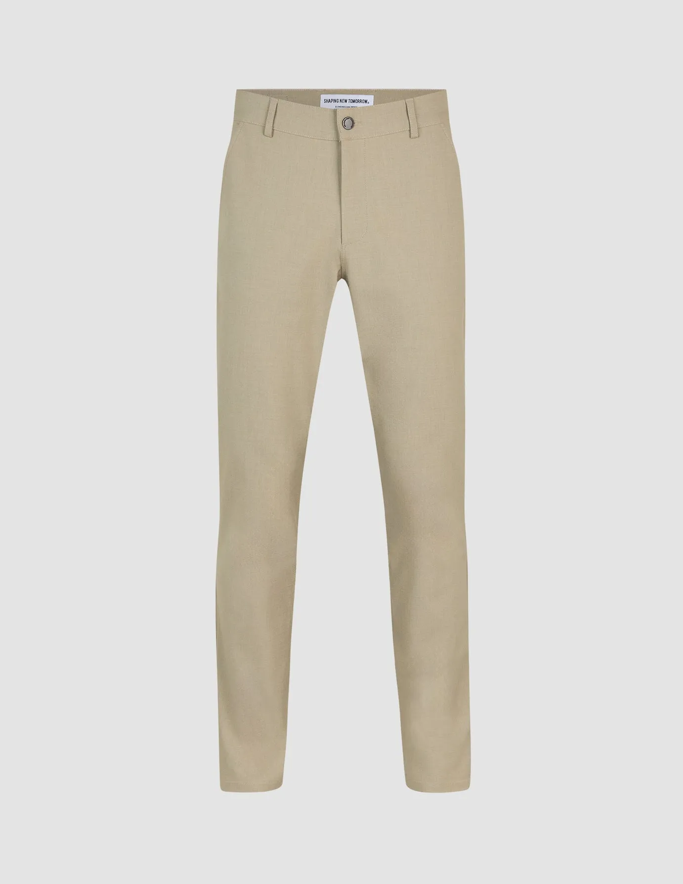 Effortless Comfort Core Stretch Essential Pants Slim Moonstone Melange