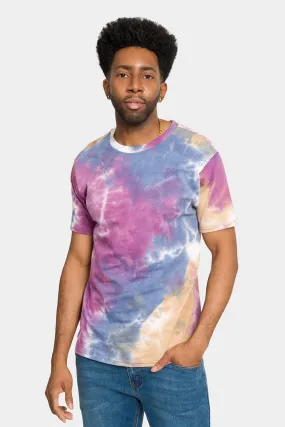 Casual Long Sleeve Essential Pastel Tie Dye T-Shirt
