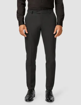 Performance Design Fit Flexible Seam Essential Suit Pants Regular Asphalt Pinstripe