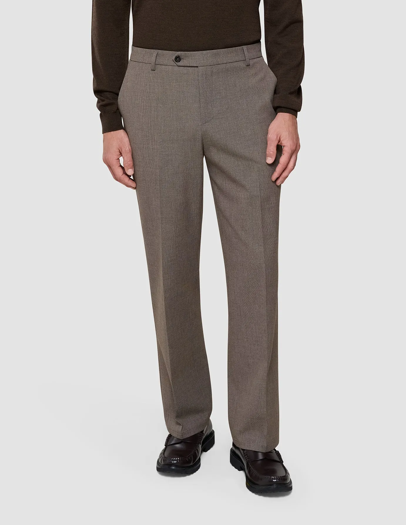 Core Utility Essential Suit Pants Relaxed Fit Almond