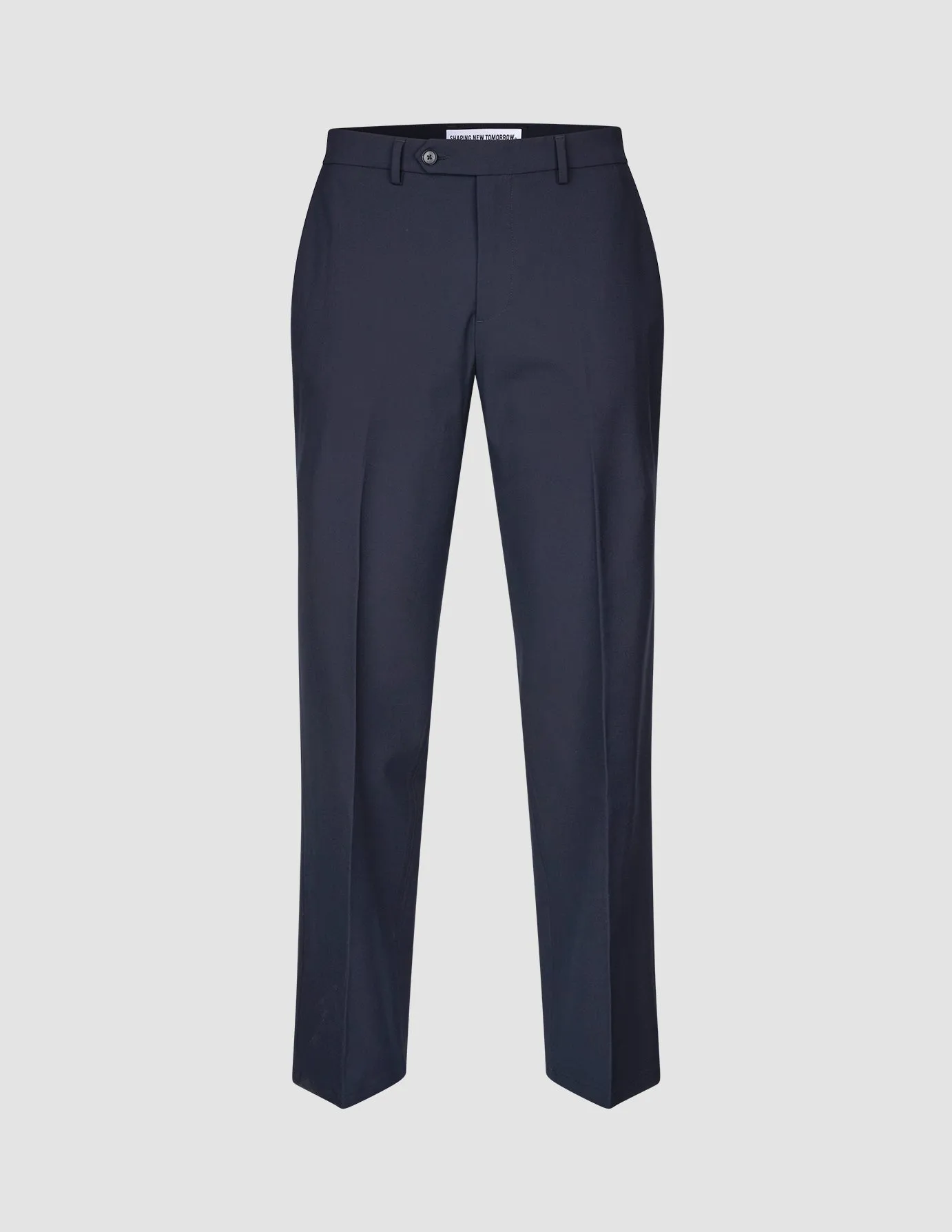 Essential Suit Pants Relaxed Fit Midnight Blue Casual Layer Fit ComfortWaistband