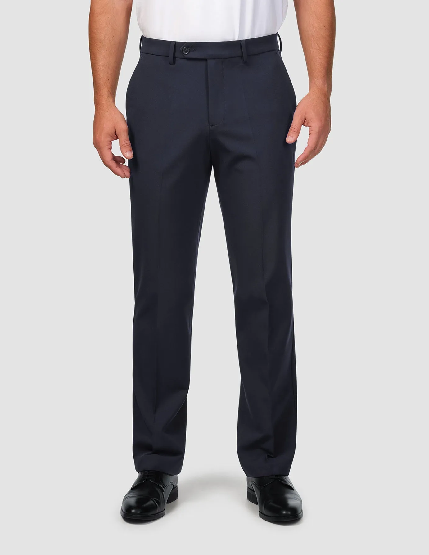 Essential Suit Pants Relaxed Fit Midnight Blue RipstopFabric