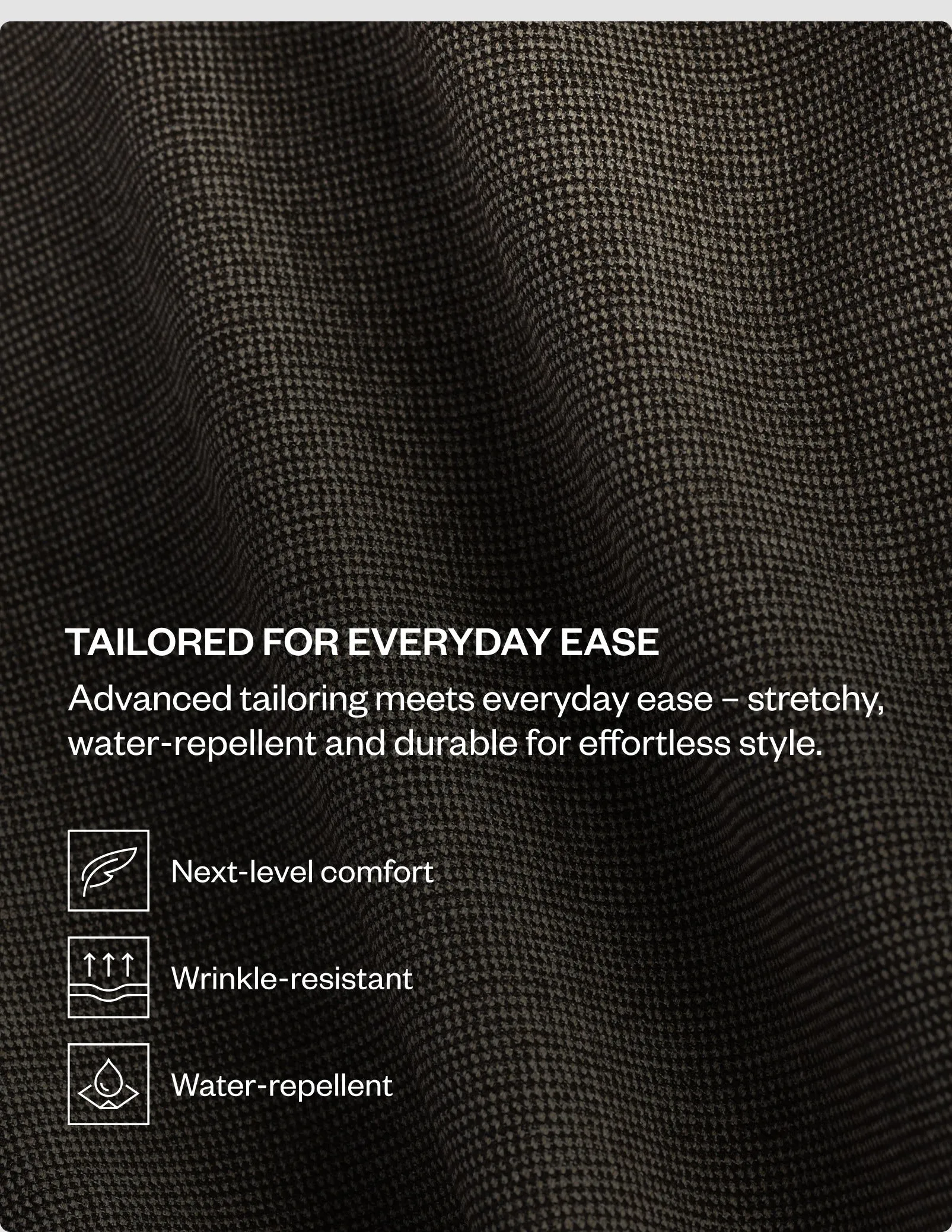 Essential Suit Pants Relaxed Fit Pine Green Formal Look