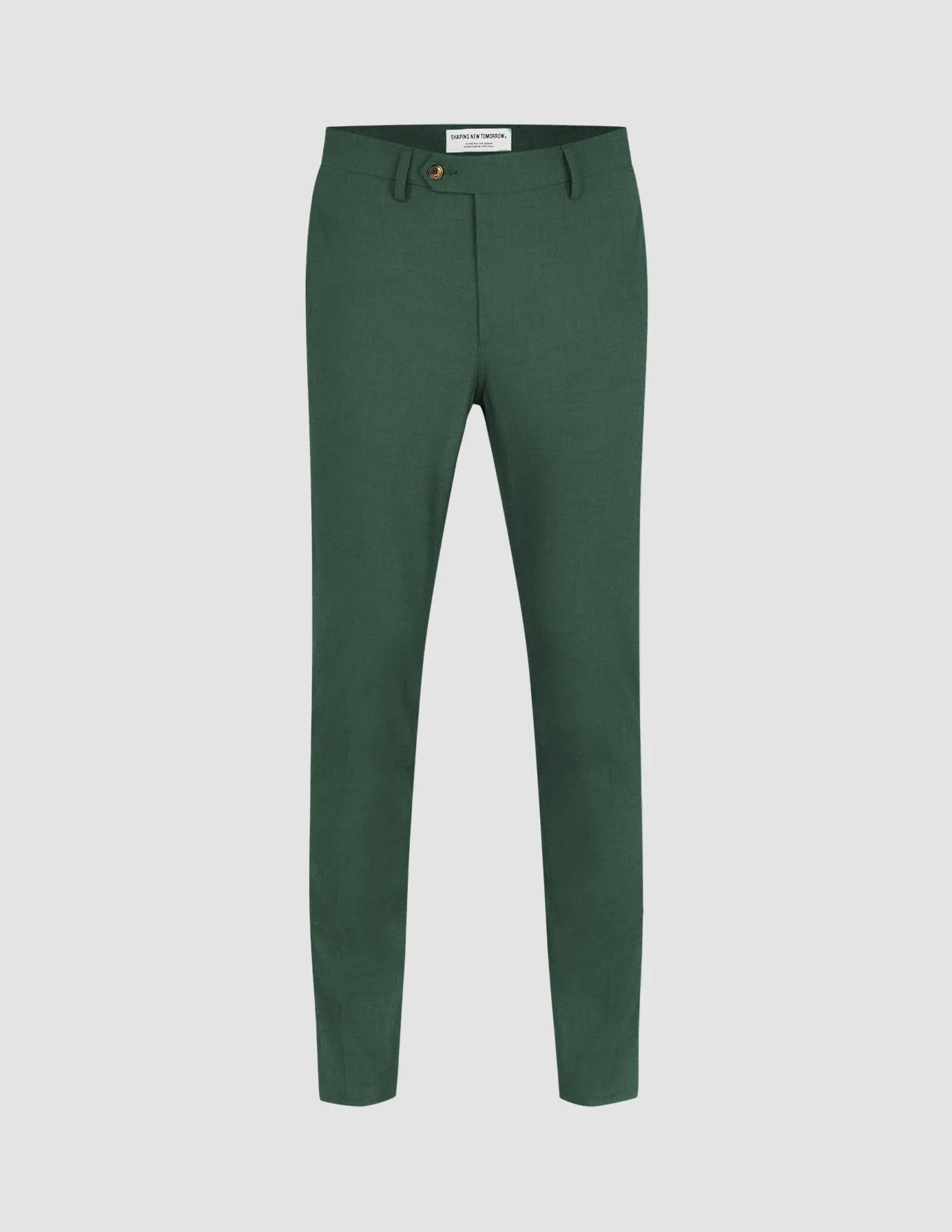 Essential Suit Pants Slim Pine Green Tight Cut Slip Resistant