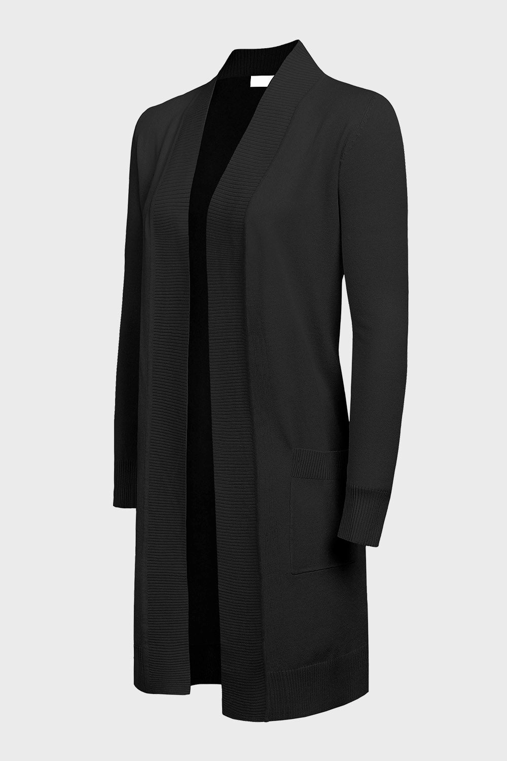 Essential Long Sleeve Knit Duster Cardigan Versatile Styling Poly Blend
